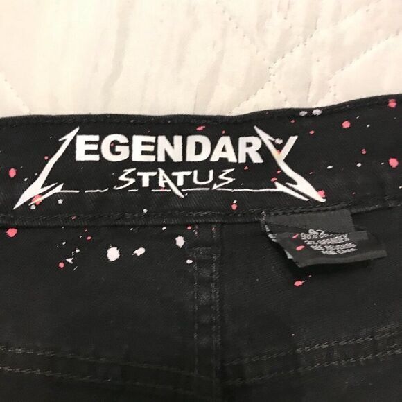 Legendary Status black speckled shorts size 42 - Picture 4 of 6